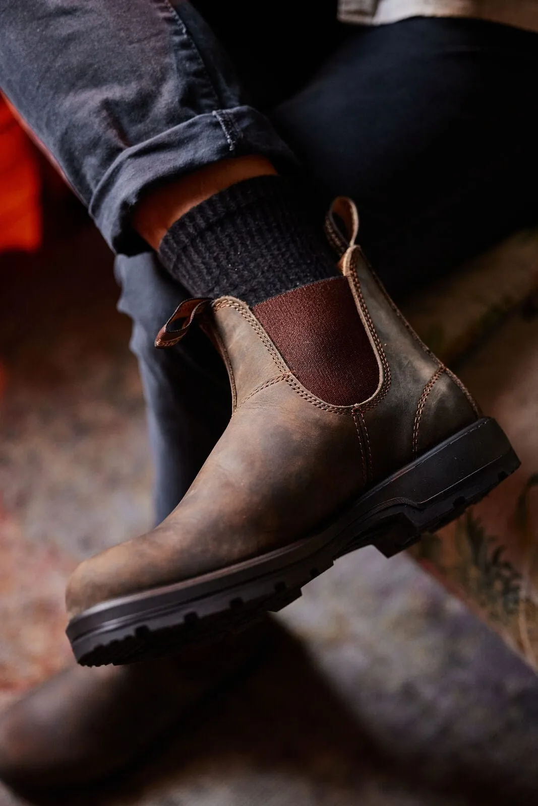 Blundstone Chelsea Boots #585- Rustic Brown