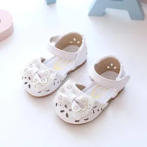 Cute Princess Baby Sandals Hallow Leather Shoes
