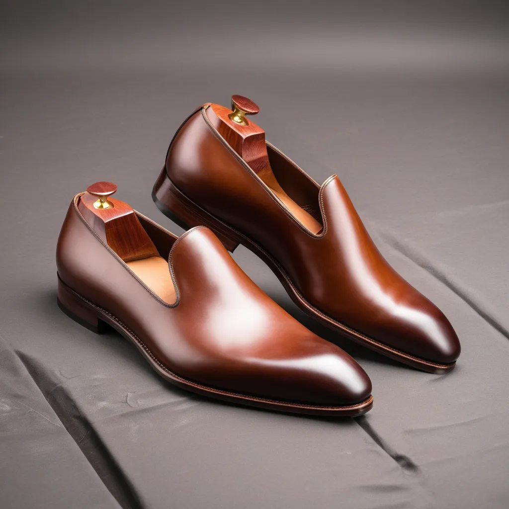 Dark Brown Leather Boreas Minimalist Loafers