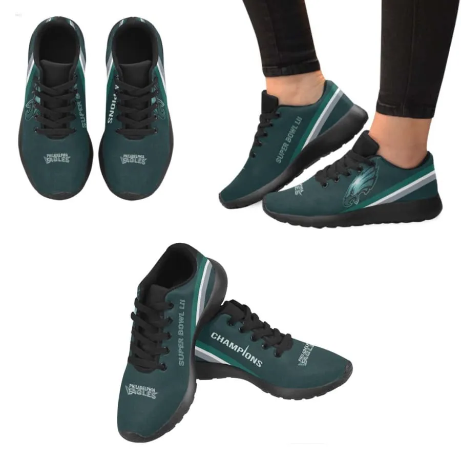 eagles Fan Sneakers Midnight Green Mens Womens Kids| nfl eagles super bowl fans Shoes