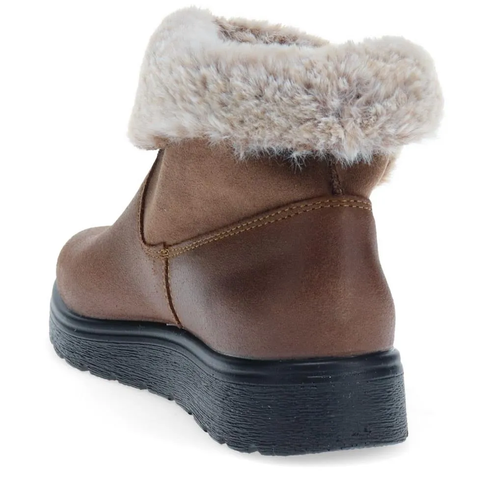 Faux-Fur Ankle Boots  - FLY40039 / 325 641