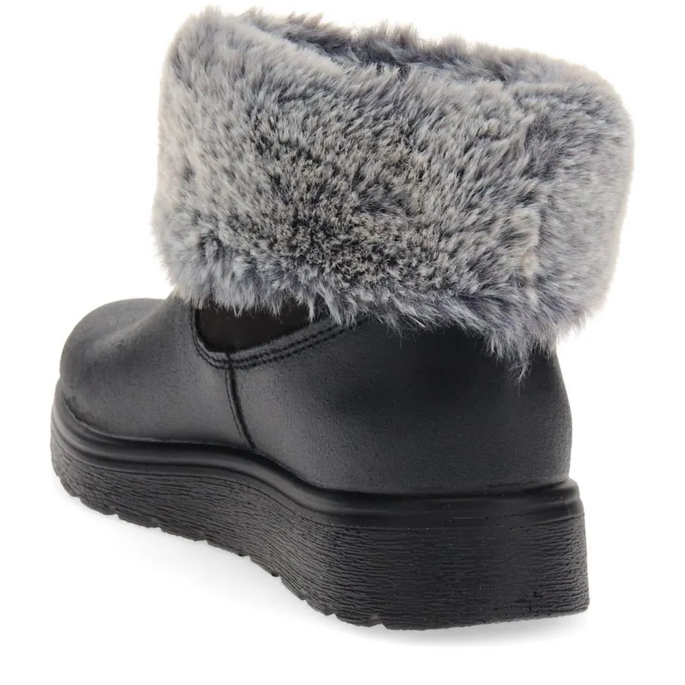 Faux-Fur Ankle Boots  - FLY40039 / 325 641