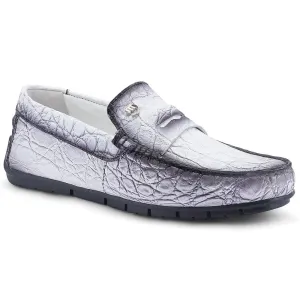 Mauri 3517-1 Alligator White Dirty Black