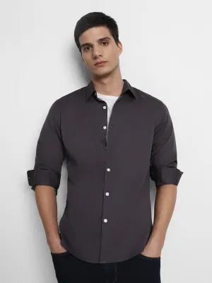 Men's Grey Casual Shirt