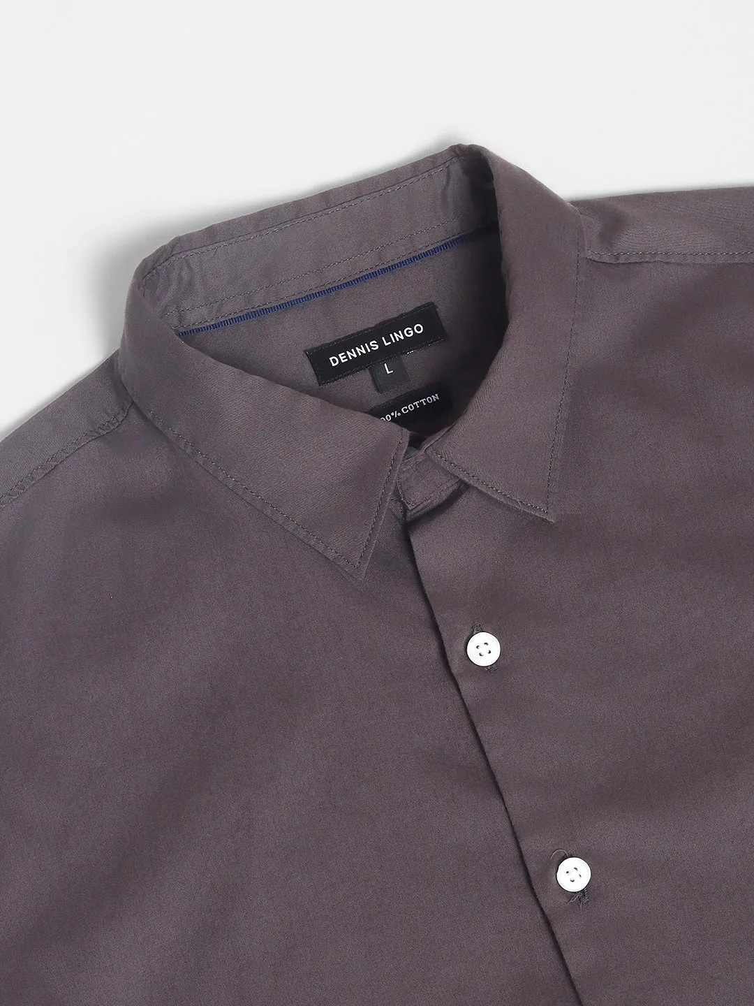 Men's Grey Casual Shirt