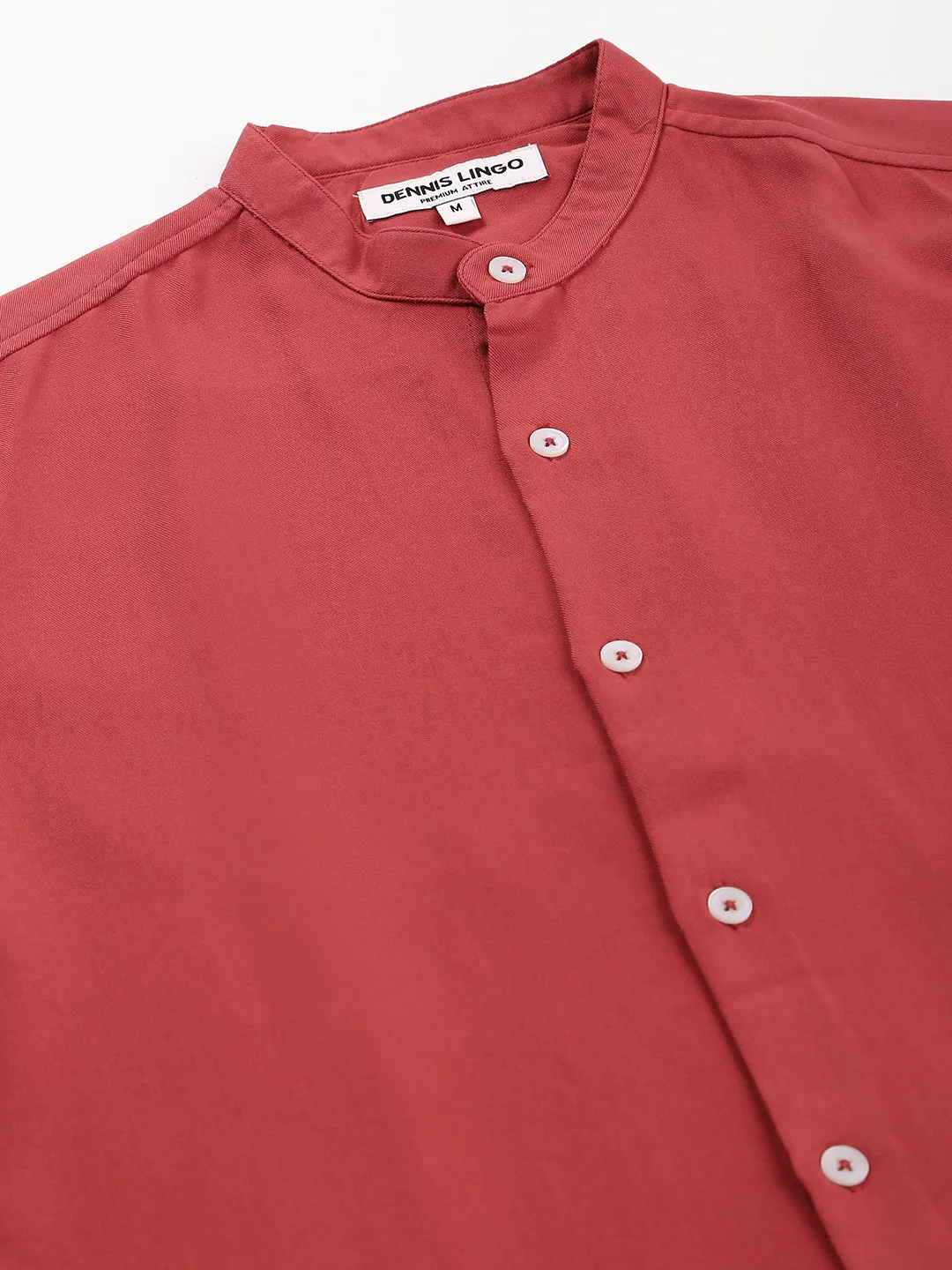 Men's Pink Slim Fit  Casual Shirt