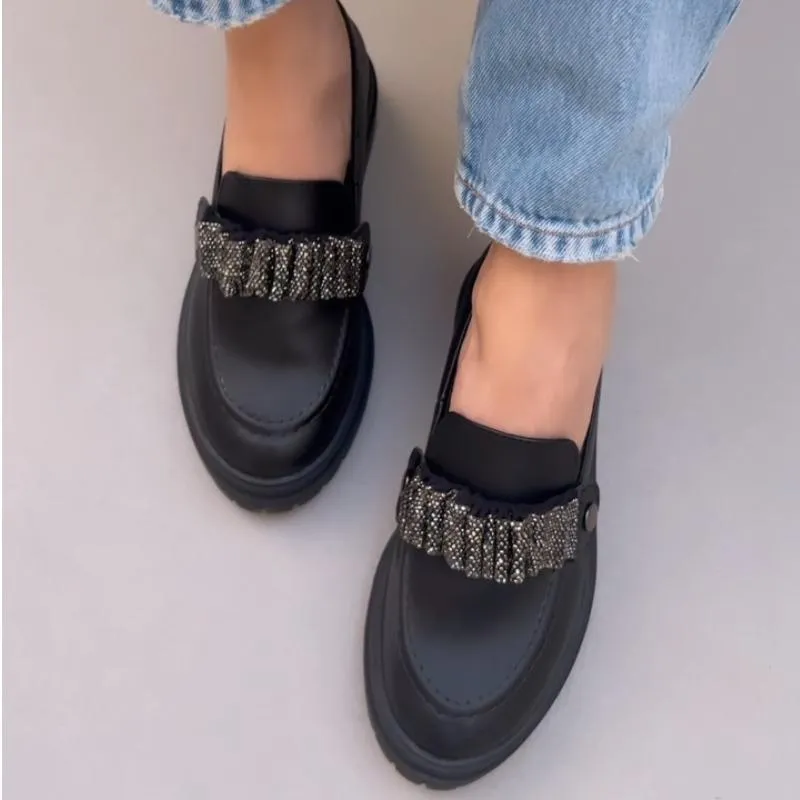 Rhinestone Loafers