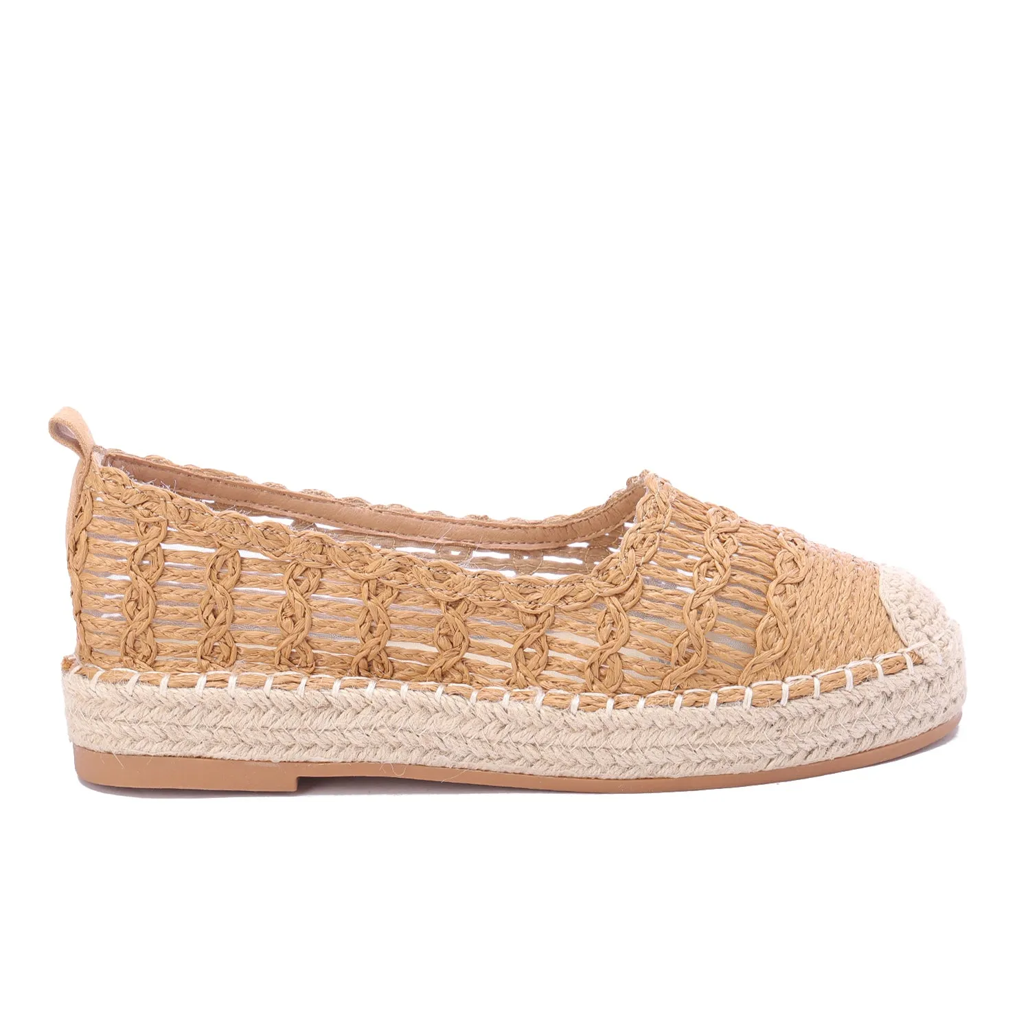 Terra Weave Artisan Espadrille - Cafe
