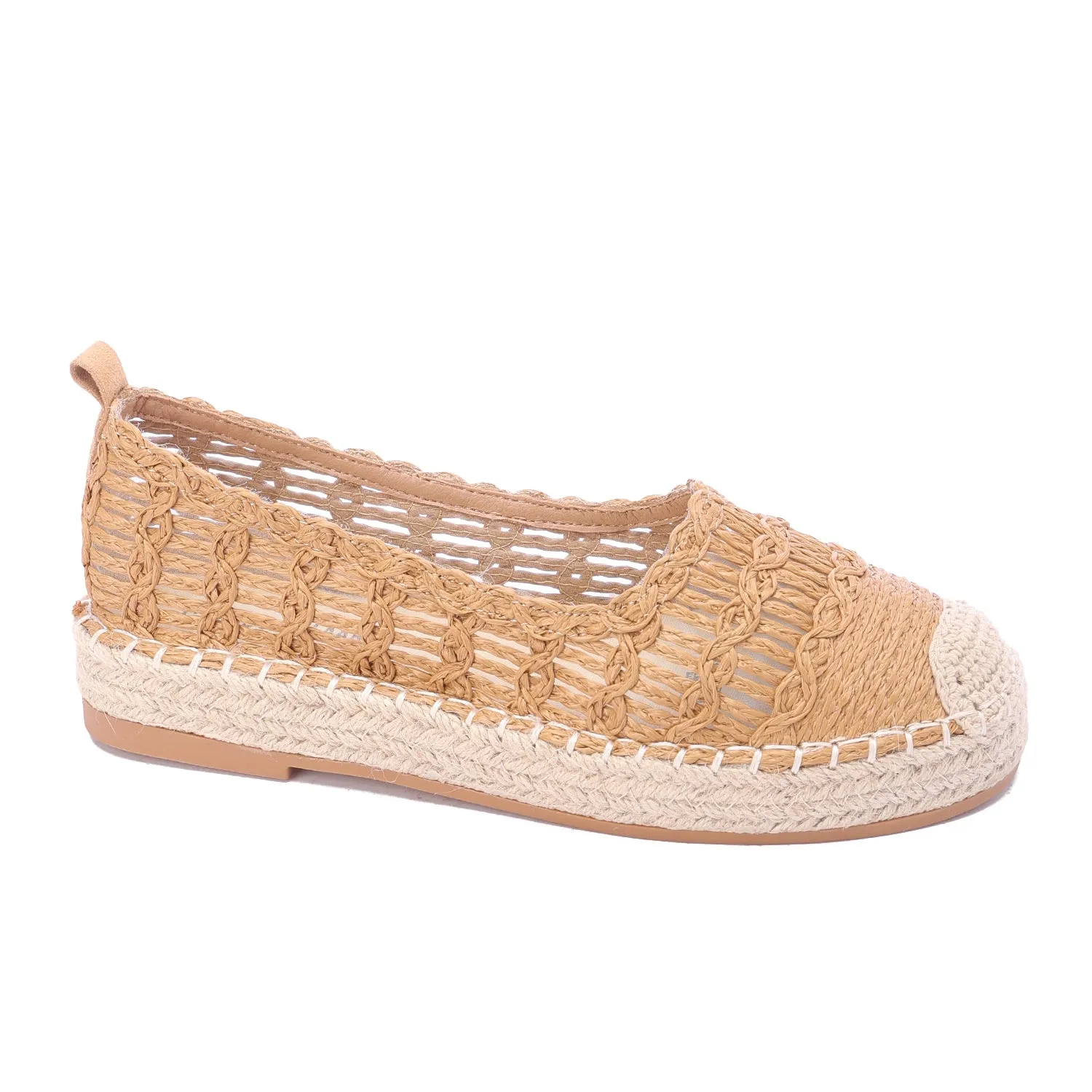 Terra Weave Artisan Espadrille - Cafe
