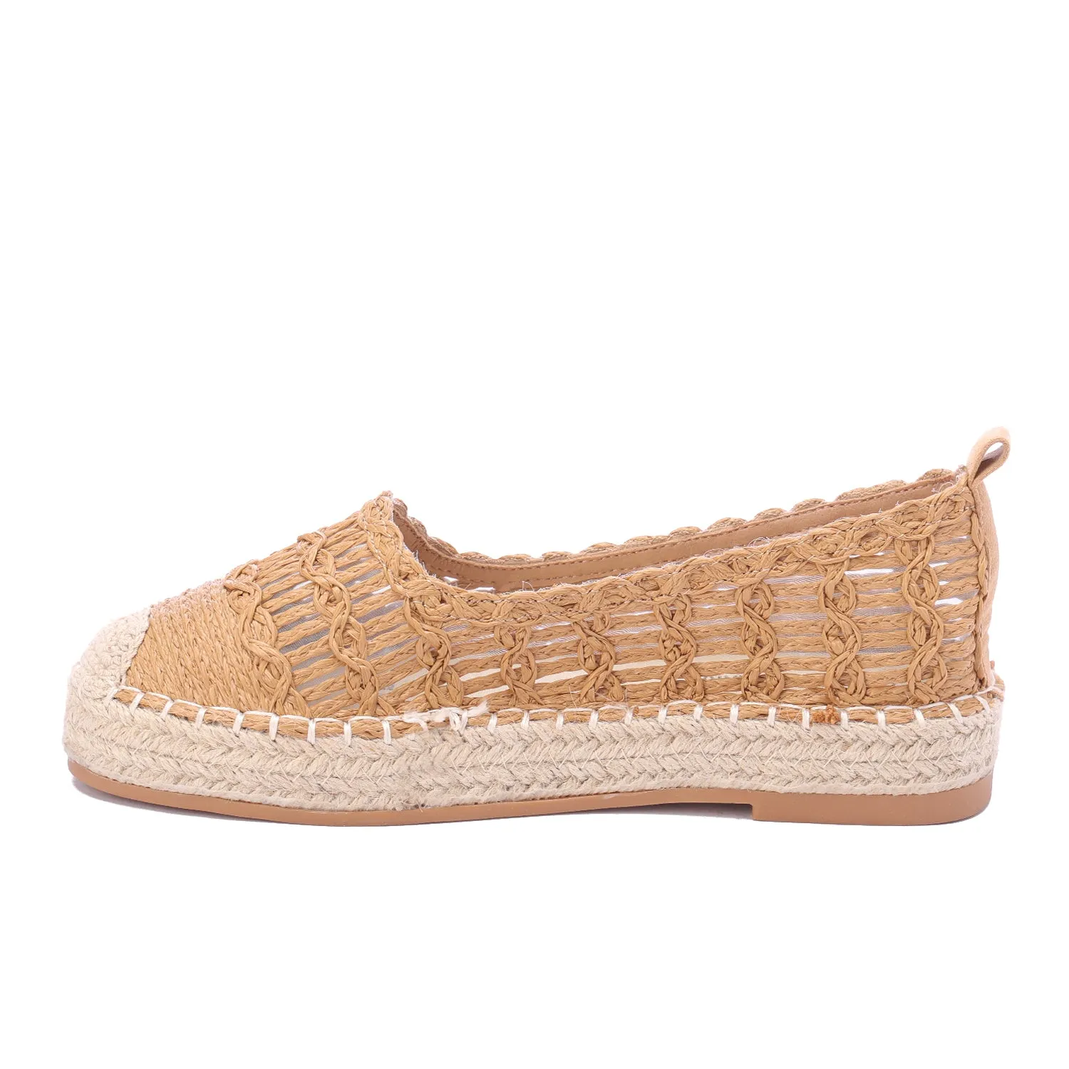 Terra Weave Artisan Espadrille - Cafe
