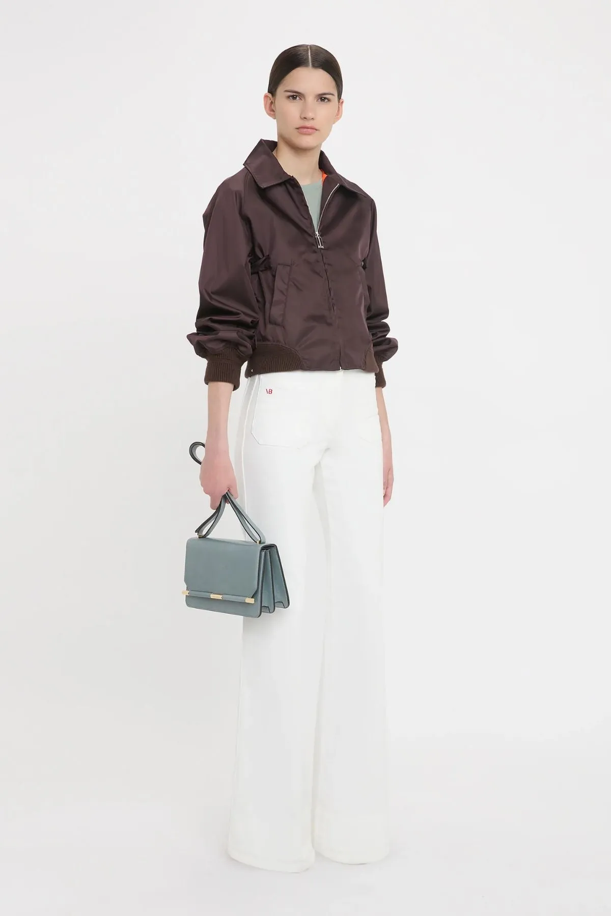 Victoria Beckham Harrington Bomber Jacket - Ebony