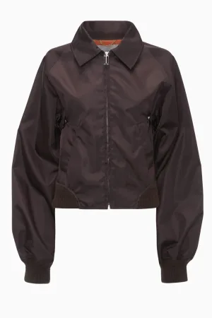 Victoria Beckham Harrington Bomber Jacket - Ebony